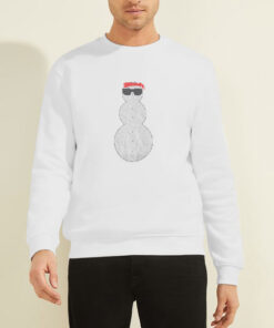 Sweatshirt White Funny 2000s Jeezy Snowman