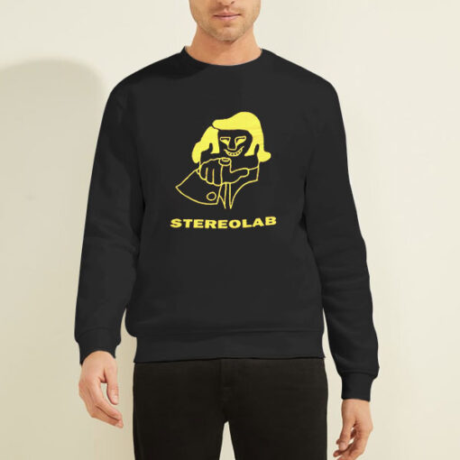Sweatshirt Black Vintage 90s Stereolab