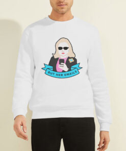 Sweatshirt White Hillary Clinton but Her Emails