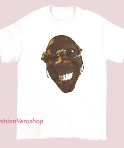 A Brucedropemoff merch BDEoliln T-shirt featuring bold text and graphic design representing the brand, displayed on a casual unisex shirt.