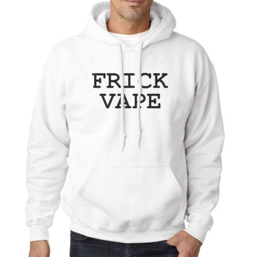 Hoodie White Frick Vape Baylen Levine