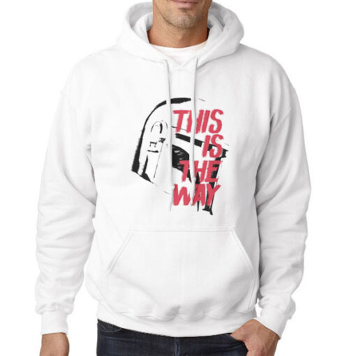 Hoodie White New Rockstars Merch This Is the Way