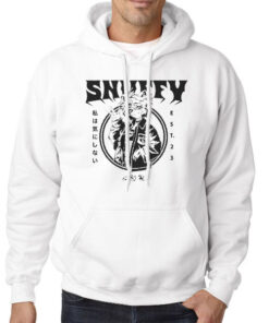Hoodie White Snuffy Merch Japanese Anime