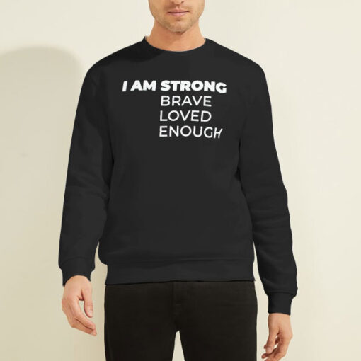Sweatshirt Black Abby Berner Brade Loved Enough