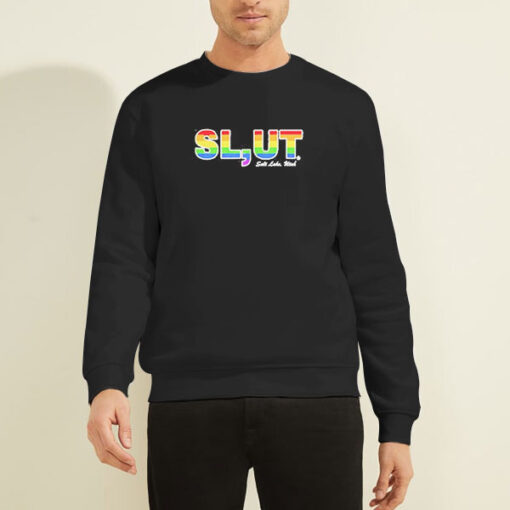 Sweatshirt Black Sl Ut Salt Lake Utah Lgbt