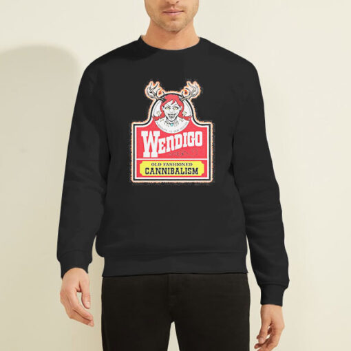 Sweatshirt Black Wendigoon Merch the Cannibalism