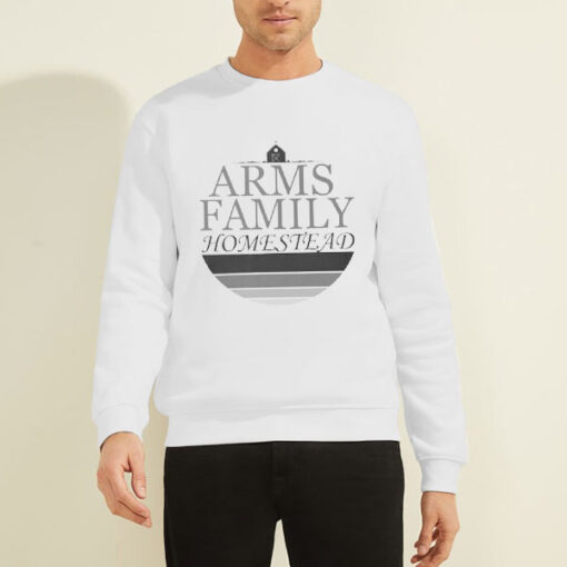 Sweatshirt White Arms Family Homestead