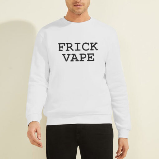 Sweatshirt White Frick Vape Baylen Levine