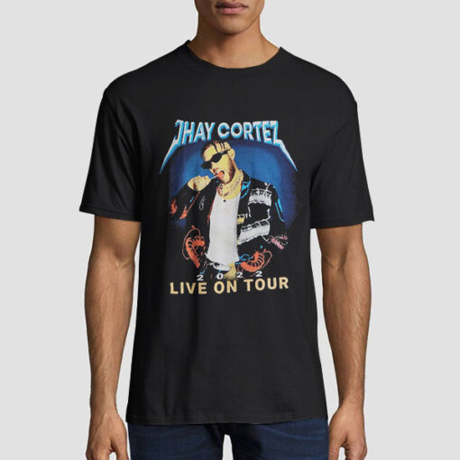 Jhay Cortez Merch Live Tour 2022 T Shirt