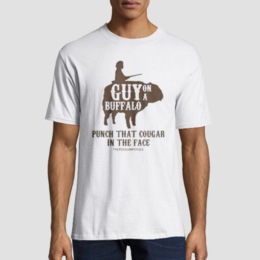 Possum Possee Funny Guy on a Buffalo Shirt