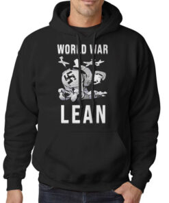 Hoodie Black Classic World War Lean