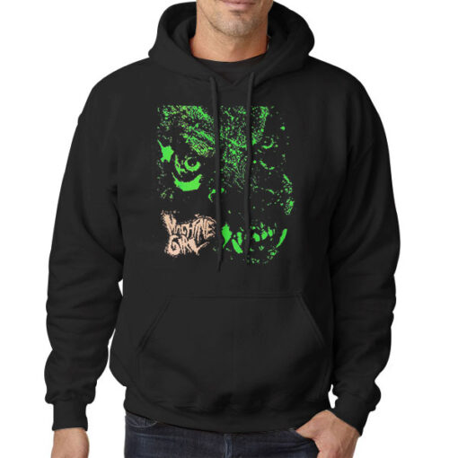 Hoodie Black Machine Girl Merch Wolf Breakcore