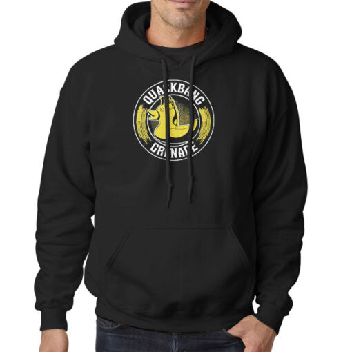 Hoodie Black The Fat Electrician Quackbang Grenade