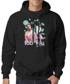Hoodie Black Tobi Lou Merch Live on Ice