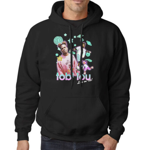 Hoodie Black Tobi Lou Merch Live on Ice