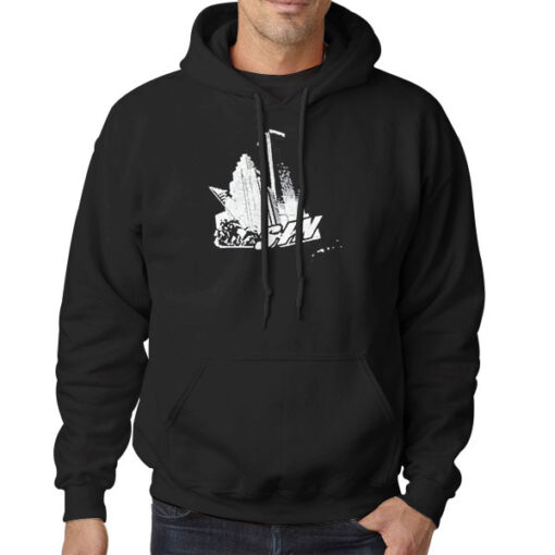 Hoodie Black Vintage Goth SIN Tapout