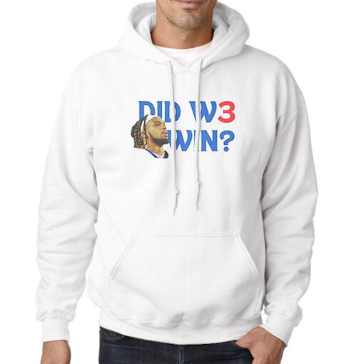 Hoodie White Damar Halim Did We Win