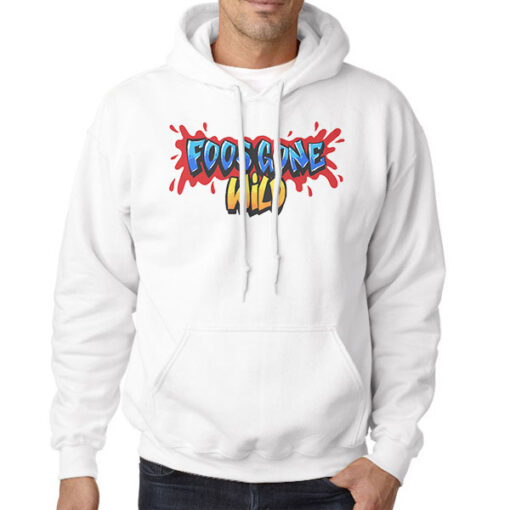 Hoodie White Foos Gone Wild Merch Graffiti