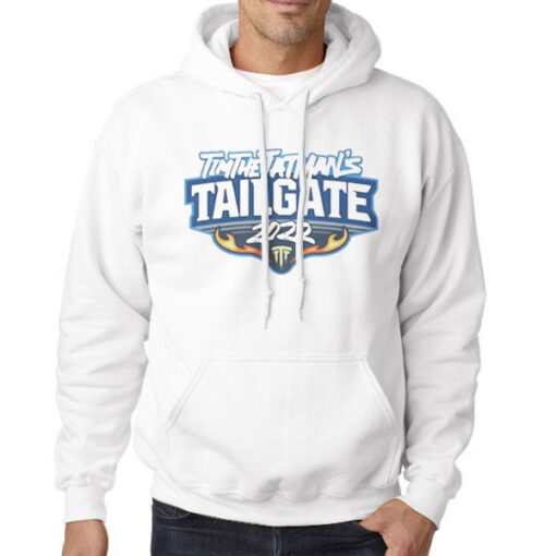 Hoodie White Logo Tim the Tatman Tailgate 2022