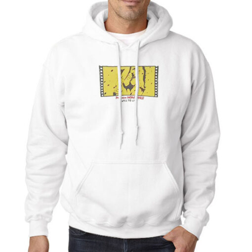 Hoodie White Will to Live Princess Mononoke