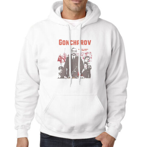 Hoodie White Winter Comes to Naples Goncharov