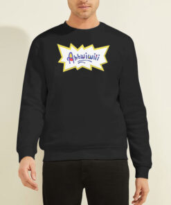 Sweatshirt Black Aj Greene Merch Ahhwiwili Funny