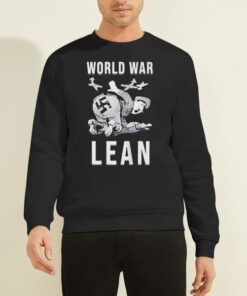 Sweatshirt Black Classic World War Lean