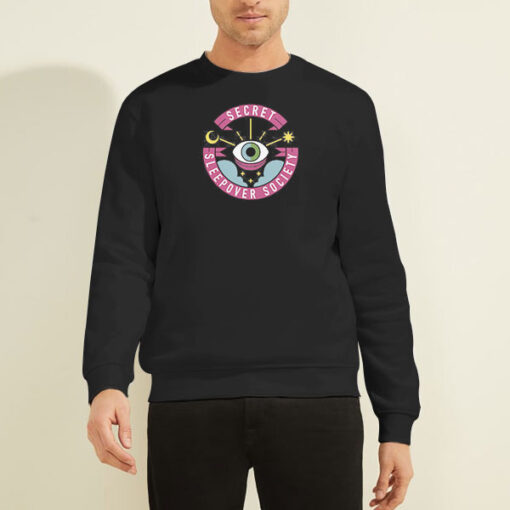 Sweatshirt Black Funny Secret Sleepover Society Merch