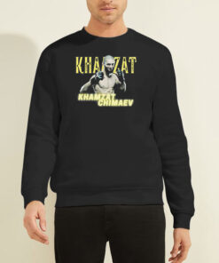 Sweatshirt Black Retro the Borz Khamzat Chimaev