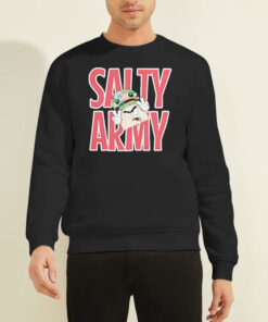 Sweatshirt Black Salty Cracker Merch Big Salty Army