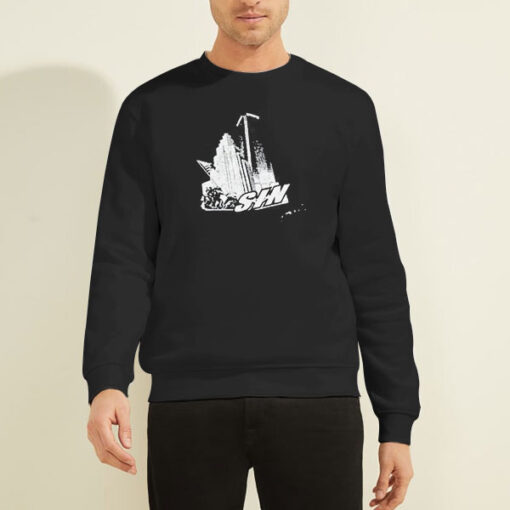 Sweatshirt Black Vintage Goth SIN Tapout