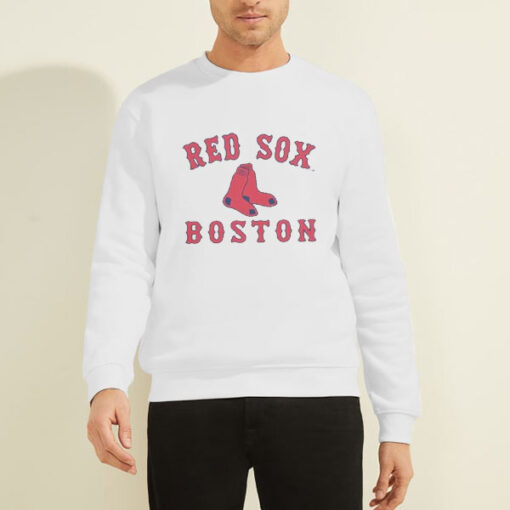 Sweatshirt White Boston Aaron Judge Red Sox