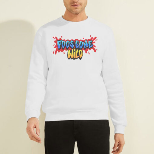 Sweatshirt White Foos Gone Wild Merch Graffiti
