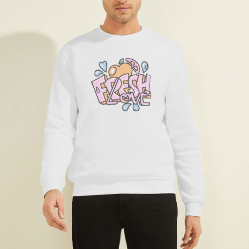 Sweatshirt White Grafitti Freshlove