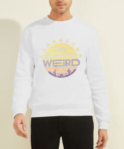 Keep Baustin Weird Dimension 20 Merch Shirt 6 Sweatshirt White Keep Baustin Weird Dimension 20 Merch