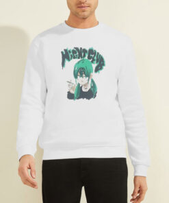 Sweatshirt White Night Club Anime Jun Inagawa