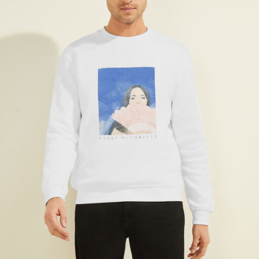 Sweatshirt White Vintage Photo Kacey Musgraves
