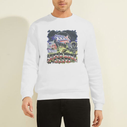 Sweatshirt White XXXVI Vintage Super Bowl
