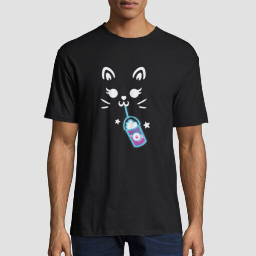 Vixella Merch Cat Frappuccino Shirt
