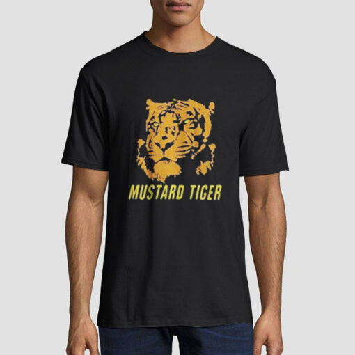 Wildlife Lover Mustard Tiger Shirt