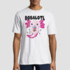 Bobalotl Kawaii Axolotl Drinking Boba Shirt
