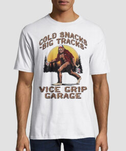Vice Grip Garage Merch Cold Snacks Big Tracks Shirt