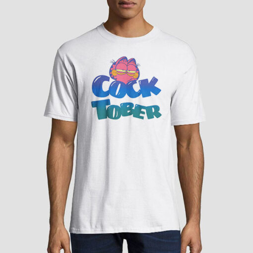 Vintage Funny Garfield Cocktober Shirt