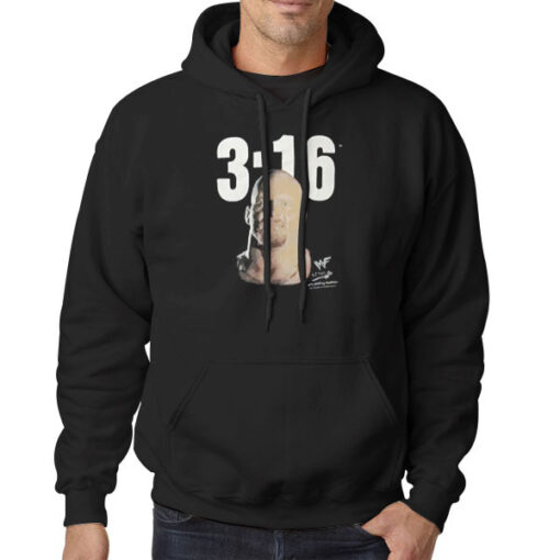 Hoodie Black Attitude 1998 3 16 Wwf Vintage