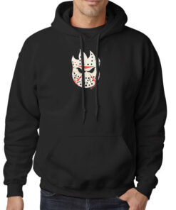 Friday the 13th Jason Damaged Mask Spitfire Hoodie