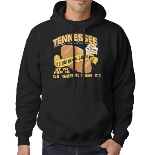 Hoodie Black NCAA Champions Crew Vintage Tennessee