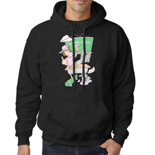 Hoodie Black Summer School Baylen Levine Merch