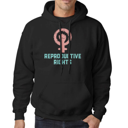 Hoodie Black Support for Reproductive Rights