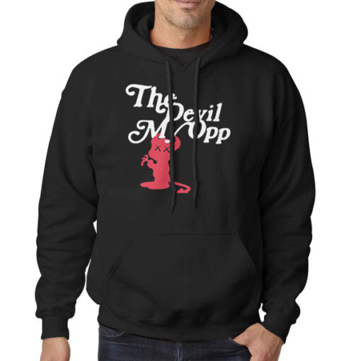 Hoodie Black Vintage Retro the Devil My Opp