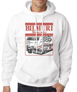 Hoodie White Bilmuri Merch Motorways All Gas